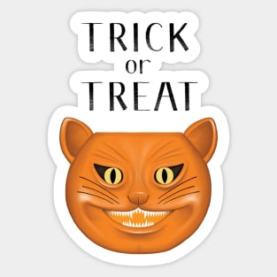 Jack O' Lantern Cat Sticker